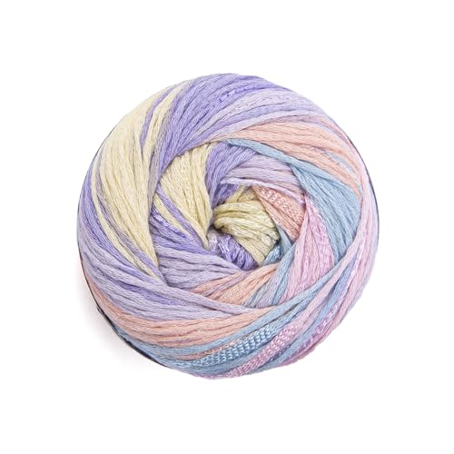 YarnArt Symphony Dream 3117 Baumwollgarn, 80 % Baumwolle, 20 % Viskose, Regenbogenfarben, mehrfarbig, geeignet für alle Blusen, Kleider, Schals, Taschen, Hüte, 270 m, 1 Knäuel YarnArt Symphony Dream 3117 Baumwollgarn, 80 % Baumwolle, 20 % Viskose, Regenbogenfarben, mehrfarbig, geeignet für alle Blusen, Kleider, Schals, Taschen, Hüte, 270 m, 1 Knäuel von Yarn Art