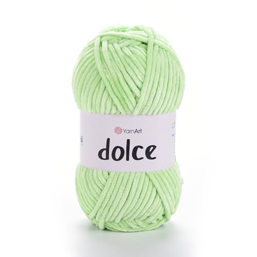 Yarnart Dolce Garn, Chenille-Samt, super sperrige Decke, Häkeln, 100 g, 130 Meter (850) von Yarn Art