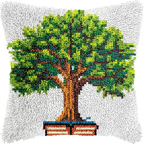 YarnAdventures Grüne Pflanzen KnüpfKissen Knüpfen Set Erwachsene,Ein großer Baum im Topf,Kissenbezug Häkeln,Bastelsets,orgedruckte Leinwand,Hobbys,DIY,Sofa,Heimdekoration,17x17in YarnAdventures Grüne Pflanzen KnüpfKissen Knüpfen Set Erwachsene,Ein großer Baum im Topf,Kissenbezug Häkeln,Bastelsets,orgedruckte Leinwand,Hobbys,DIY,Sofa,Heimdekoration,17x17in von YarnAdventures