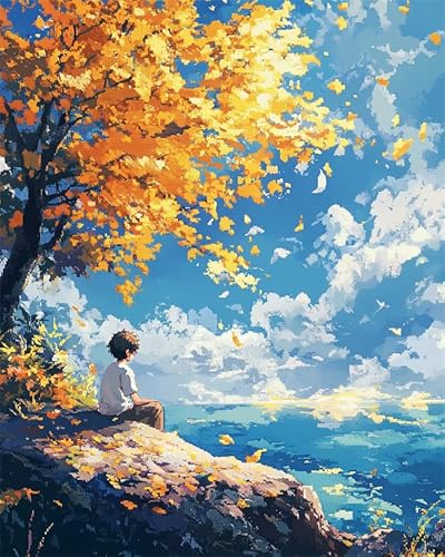 YarnAdventures Ländliche Landschaft Sticken Set Kreuzstich für Erwachsene,Anime-Cartoon-Junge,Bedruckte Leinwand DIY Stickbilder Vorgedruckt Kreuzstich Für Anfänger Home Decor,16x20in YarnAdventures Ländliche Landschaft Sticken Set Kreuzstich für Erwachsene,Anime-Cartoon-Junge,Bedruckte Leinwand DIY Stickbilder Vorgedruckt Kreuzstich Für Anfänger Home Decor,16x20in von YarnAdventures