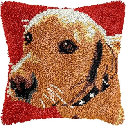 YarnAdventures Tier Hund DIY Knüpfkissen Zum Selber Knüpfen Set,Süßer Labrador Retriever,Latch Hook Kit Handgemachte Geschenke Für Kinder Und Erwachsene,Heimdekoration,43x43cm YarnAdventures Tier Hund DIY Knüpfkissen Zum Selber Knüpfen Set,Süßer Labrador Retriever,Latch Hook Kit Handgemachte Geschenke Für Kinder Und Erwachsene,Heimdekoration,43x43cm von YarnAdventures