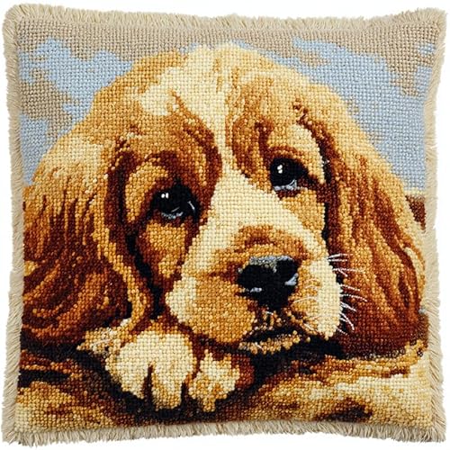 YarnAdventures Tier Hund Knüpf Sets,Knüpfkissen Knüpfen Knüpfteppiche,Charles Spaniel,DIY Kissen Kissenbezug Kreuzstich Latch Hook Kit Handwerk Handarbeiten,17x17in YarnAdventures Tier Hund Knüpf Sets,Knüpfkissen Knüpfen Knüpfteppiche,Charles Spaniel,DIY Kissen Kissenbezug Kreuzstich Latch Hook Kit Handwerk Handarbeiten,17x17in von YarnAdventures