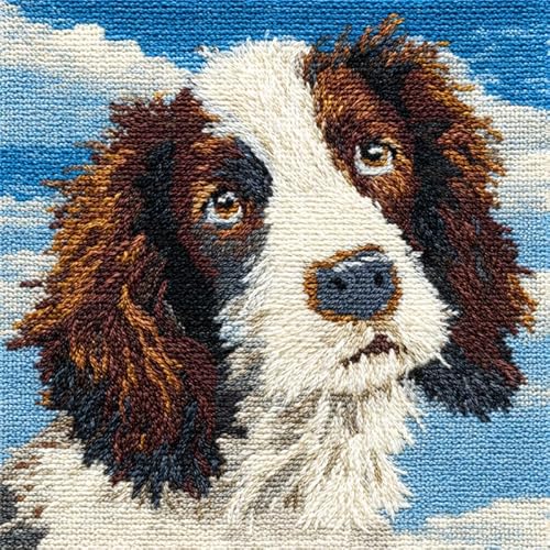 YarnAdventures Tier Hund Knüpf Sets Knüpfkissen,Süßer Charles Spaniel,DIY Kissen Kissenbezug Kreuzstich Latch Hook Kit Handwerk Handarbeiten Erwachsene Kinder Kunsthandwerk,17x17in YarnAdventures Tier Hund Knüpf Sets Knüpfkissen,Süßer Charles Spaniel,DIY Kissen Kissenbezug Kreuzstich Latch Hook Kit Handwerk Handarbeiten Erwachsene Kinder Kunsthandwerk,17x17in von YarnAdventures