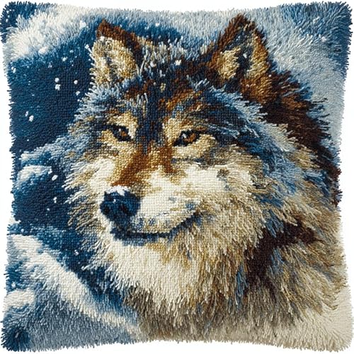 YarnAdventures Winterschneeszene KnüpfKissen Knüpfen Set Erwachsene,Tierwolf,Kissenbezug Häkeln,Bastelsets,orgedruckte Leinwand,Hobbys,DIY,Sofa,Heimdekoration,17x17in YarnAdventures Winterschneeszene KnüpfKissen Knüpfen Set Erwachsene,Tierwolf,Kissenbezug Häkeln,Bastelsets,orgedruckte Leinwand,Hobbys,DIY,Sofa,Heimdekoration,17x17in von YarnAdventures