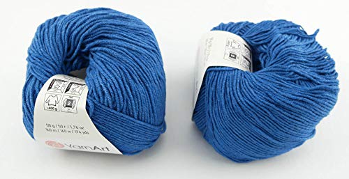 YarnArt Jeans Garn Baumwollgarn Amigurumi Babygarn Wolle 50g Yarn Art 160m/50g (17) von YarnArt