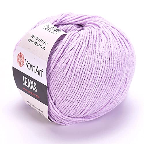 YarnArt Jeans Garn Baumwollgarn Amigurumi Babygarn Wolle 50g Yarn Art 160m/50g (19) von YarnArt