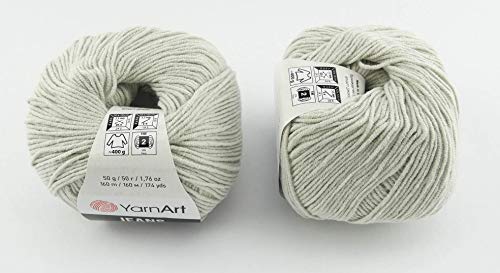 YarnArt Jeans Garn Baumwollgarn Amigurumi Babygarn Wolle 50g Yarn Art 160m/50g (49) von YarnArt