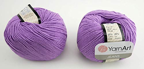 YarnArt Jeans Garn Baumwollgarn Amigurumi Babygarn Wolle 50g Yarn Art 160m/50g (72) von YarnArt