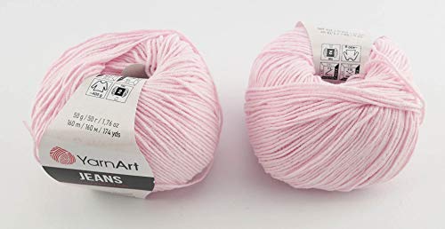 YarnArt Jeans Garn Baumwollgarn Amigurumi Babygarn Wolle 50g Yarn Art 160m/50g (74) von YarnArt