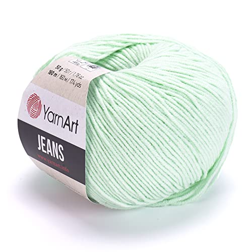 YarnArt Jeans Garn Baumwollgarn Amigurumi Babygarn Wolle 50g Yarn Art 160m/50g (79) von YarnArt