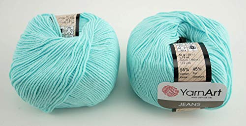 YarnArt Jeans Garn Baumwollgarn Amigurumi Babygarn Wolle 50g Yarn Art 160m/50g Yarnarts (76) von Yarn Art