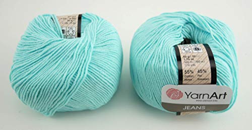 YarnArt Jeans Garn Baumwollgarn Amigurumi Babygarn Wolle 50g Yarn Art 160m/50g Yarnarts (76) von YarnArt