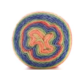 Yarniss Häkelgarn mit 2 Knäueln à 150 g zum Stricken und Häkeln, verschiedenes, weiches Garn mit lebendigen Farben, mehrfarbig, perfekt für Decken, Schals, Schals und Kleidungsstücke. Yarniss Häkelgarn mit 2 Knäueln à 150 g zum Stricken und Häkeln, verschiedenes, weiches Garn mit lebendigen Farben, mehrfarbig, perfekt für Decken, Schals, Schals und Kleidungsstücke. von Yarniss