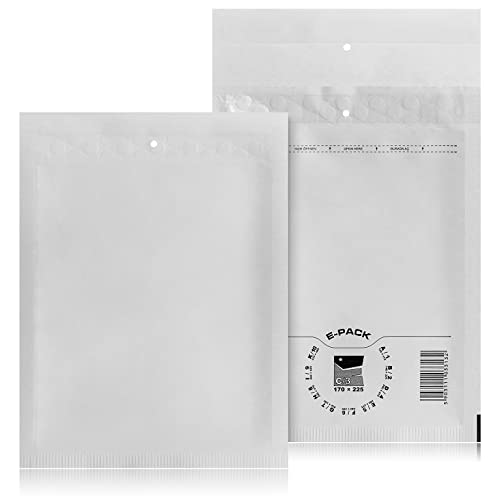 C3 100 St. Luftpolstertaschen Versandtaschen E-PACK C/3 Weiß 170×225 Luftpolsterumschlag von Yaro