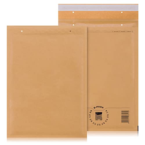 G7 25 St. Luftpolstertaschen Versandtaschen E-PACK G/7 Braun 250×350 Luftpolsterumschlag von Yaro