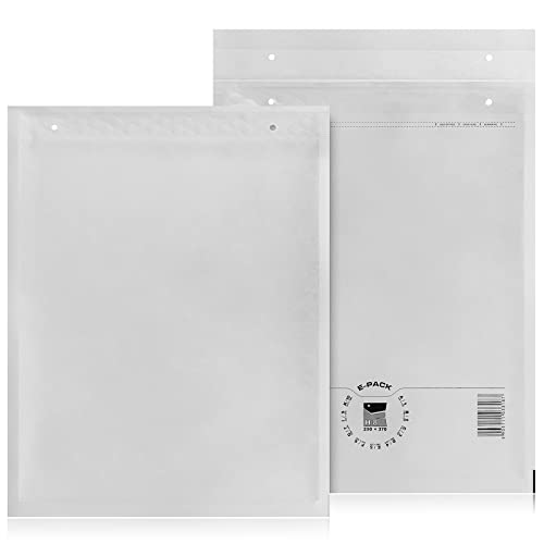 H8 100 St. Luftpolstertaschen Versandtaschen E-PACK H/8 Weiß 290×370 Luftpolsterumschlag von Yaro