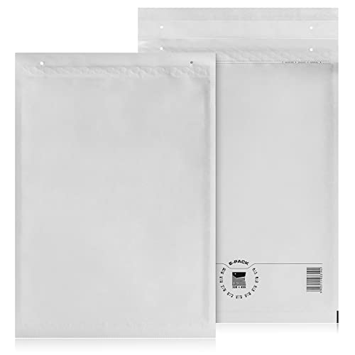 I9 200 St. Luftpolstertaschen Versandtaschen E-PACK I/9 Weiß 320×450 Luftpolsterumschlag von Yaro