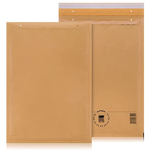 I9 50 St. Luftpolstertaschen Versandtaschen E-PACK I/9 Braun 320×450 Luftpolsterumschlag von Yaro