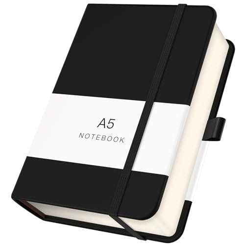 Yarotm Hardcover Notizbuch Kariert, A5 Notizbücher Journal mit 100g/m² Papier, Business Tagebuch von Yarotm