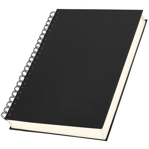 Yarotm Notizbuch A4 Gepunktet - 1 PC Spiralblock Notebook 21x28.5cm - 100GSM Papier Dotted 5mm Notizblock A4-120 Blatt Spiralbindung Notizheft A4 - Schwarz Reisetagebuch Hardcover Yarotm Notizbuch A4 Gepunktet - 1 PC Spiralblock Notebook 21x28.5cm - 100GSM Papier Dotted 5mm Notizblock A4-120 Blatt Spiralbindung Notizheft A4 - Schwarz Reisetagebuch Hardcover von Yarotm
