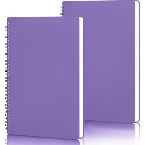 Yarotm Notizbuch A4 Kariert - 2 Pack Spiralbindung Notizblock - Lila Spiral Notebooks A4 21x29.2cm - Collegeblock A4 Kariert 5mm - 100g/m² Tagebuch Notizbücher A4 60 Blatt/120 Seiten Yarotm Notizbuch A4 Kariert - 2 Pack Spiralbindung Notizblock - Lila Spiral Notebooks A4 21x29.2cm - Collegeblock A4 Kariert 5mm - 100g/m² Tagebuch Notizbücher A4 60 Blatt/120 Seiten von Yarotm