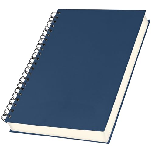 Yarotm Notizbuch A4 Kariert - 21x28.5cm Spiralbindung Notizblock - 120 Blatt Collegeblock A4 Kariert 5mm - 100g/m² Tagebuch Spiralblock A4 - Notizheft Notebook Reisen Schule, Königsblau Yarotm Notizbuch A4 Kariert - 21x28.5cm Spiralbindung Notizblock - 120 Blatt Collegeblock A4 Kariert 5mm - 100g/m² Tagebuch Spiralblock A4 - Notizheft Notebook Reisen Schule, Königsblau von Yarotm
