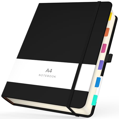 Yarotm Notizbuch A4 Kariert - Hardcover Tagebuch 360 Seiten, 100gsm Papier, Notizbuch Leder PU, Notizblock Für Notizen, Planung, Studium, Reisen, Zeichnungen Yarotm Notizbuch A4 Kariert - Hardcover Tagebuch 360 Seiten, 100gsm Papier, Notizbuch Leder PU, Notizblock Für Notizen, Planung, Studium, Reisen, Zeichnungen von Yarotm