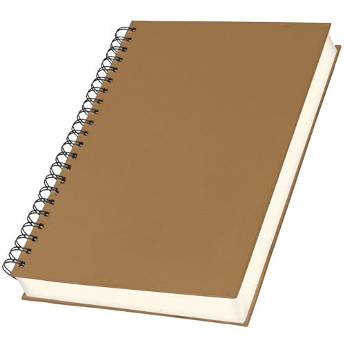 Yarotm Notizbuch A4 Kariert - Notizheft A4 Spiralbindung 21x28.5cm - 100GSM Papier Kariert 5x5mm Tagebuch - 120 Blatt Kraft Spiralblock Notebook - Collegeblock A4 Schule Reisetagebuch Yarotm Notizbuch A4 Kariert - Notizheft A4 Spiralbindung 21x28.5cm - 100GSM Papier Kariert 5x5mm Tagebuch - 120 Blatt Kraft Spiralblock Notebook - Collegeblock A4 Schule Reisetagebuch von Yarotm