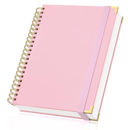 Yarotm Notizbuch A4 Liniert - 21.6x29.2cm Notebook Spiralbuch - Rosa Notizblock A4 Leder PU - 100GSM Papier Notizbuch Liniert - 160 Blatt/320 Seiten Tagebuch Hardcover Notizheft Yarotm Notizbuch A4 Liniert - 21.6x29.2cm Notebook Spiralbuch - Rosa Notizblock A4 Leder PU - 100GSM Papier Notizbuch Liniert - 160 Blatt/320 Seiten Tagebuch Hardcover Notizheft von Yarotm