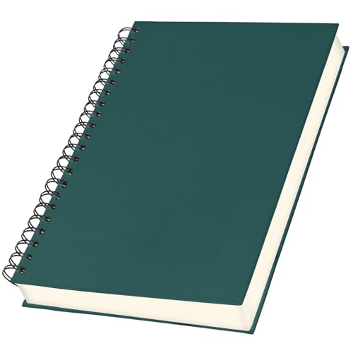 Yarotm Notizbuch A4 Liniert - Spiralblock Tagebuch 21x28.5cm - 100GSM Liniert Notizheft A4-240 Seiten Notebook Spiralbindung Hardcover - Notizblock A4 Reisetagebuch Diaries, Dunkelgrün Yarotm Notizbuch A4 Liniert - Spiralblock Tagebuch 21x28.5cm - 100GSM Liniert Notizheft A4-240 Seiten Notebook Spiralbindung Hardcover - Notizblock A4 Reisetagebuch Diaries, Dunkelgrün von Yarotm