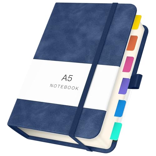 Yarotm Notizbuch A5 Blanko - 360 Seiten Notebook Leder PU - 14x21cm Leere Seiten Notizblock A5-100GSM Blanko Papier Tagebuch - Dunkelblau Notizheft A5 Reisetagebuch Skizzenbuch Yarotm Notizbuch A5 Blanko - 360 Seiten Notebook Leder PU - 14x21cm Leere Seiten Notizblock A5-100GSM Blanko Papier Tagebuch - Dunkelblau Notizheft A5 Reisetagebuch Skizzenbuch von Yarotm