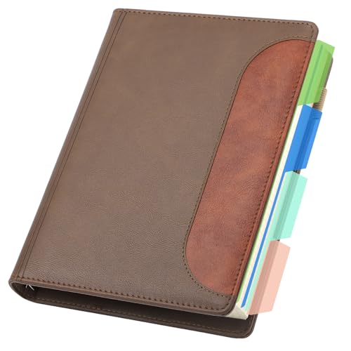 Yarotm Notizbuch A5 Kariert - Ringbuch A5 Nachfüllbar - 120 Blatt/240 Seiten Khaki Notebook - Ringordner A5 Tagebuch - Notizheft A5 Leder PU - 14x21cm Papier 100GSM Kariert 5mm Notizblock Yarotm Notizbuch A5 Kariert - Ringbuch A5 Nachfüllbar - 120 Blatt/240 Seiten Khaki Notebook - Ringordner A5 Tagebuch - Notizheft A5 Leder PU - 14x21cm Papier 100GSM Kariert 5mm Notizblock von Yarotm