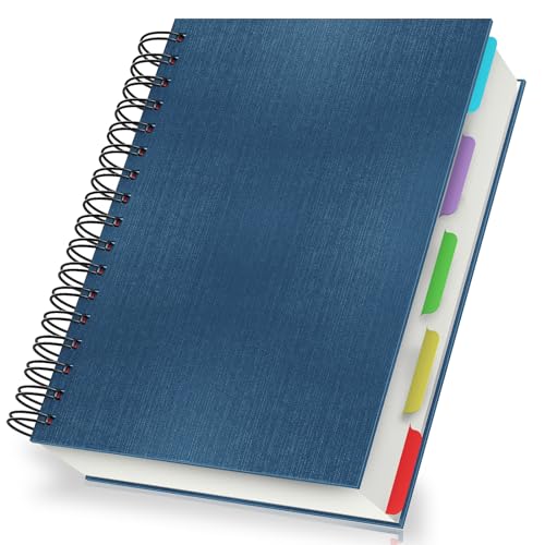 Yarotm Notizbuch A5 Liniert - 1 Pack Spiralblock Notebook - 14x21cm Royalblau Notizblock A5 Hardcover - 100GSM Liniert Notizheft A5-240 Seiten Tagebuch Spiralbindung Travel Diaries Yarotm Notizbuch A5 Liniert - 1 Pack Spiralblock Notebook - 14x21cm Royalblau Notizblock A5 Hardcover - 100GSM Liniert Notizheft A5-240 Seiten Tagebuch Spiralbindung Travel Diaries von Yarotm