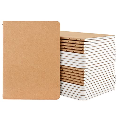 Yarotm Notizbuch A6-24 Stück 10x14cm Notizbuch Blanko Klein - Softcover 100gsm 60 Seiten Leere Kraft Notizbücher Notebook - Memo Kratzblöcke, Notizblock, Reisetagebuch, Skizzenbuch, Tagebuch Yarotm Notizbuch A6-24 Stück 10x14cm Notizbuch Blanko Klein - Softcover 100gsm 60 Seiten Leere Kraft Notizbücher Notebook - Memo Kratzblöcke, Notizblock, Reisetagebuch, Skizzenbuch, Tagebuch von Yarotm
