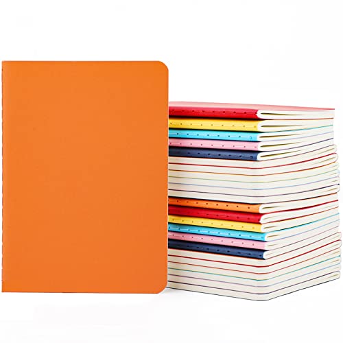 Yarotm Notizbuch A6-24 Stück Notizblock A6 Großpackung Liniert 10x14cm - 100GSM Papier Mini Notizbuch Klein 60 Seiten/30 Blatt - A6 Ruled Tagebuch Softcover, 8 Farben Notizbücher Yarotm Notizbuch A6-24 Stück Notizblock A6 Großpackung Liniert 10x14cm - 100GSM Papier Mini Notizbuch Klein 60 Seiten/30 Blatt - A6 Ruled Tagebuch Softcover, 8 Farben Notizbücher von Yarotm