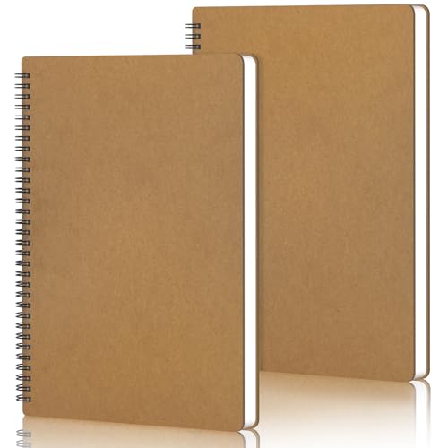 Yarotm Notizbuch Blanko A4 – 2 Stück Collegeblock a4 Ringbuch 100 g/m² Paper Notizheft Spirale – Leere Sketchbook 210x292mm – Notizblöcke Notizblock für Memos, Malen - Spiralblock A4 Yarotm Notizbuch Blanko A4 – 2 Stück Collegeblock a4 Ringbuch 100 g/m² Paper Notizheft Spirale – Leere Sketchbook 210x292mm – Notizblöcke Notizblock für Memos, Malen - Spiralblock A4 von Yarotm