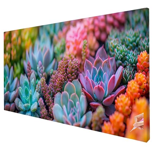 Diamond Painting Anlage Diamond Painting XXL 150x60cm 5D Saftig Diamant Kunst Malerei Set Basteln Erwachsene Anfänger DIY Diamant Stickerei Kreuzstich Set für Deko Wohnzimmer Geschenke für Frauen S-52 von Yarqzhng
