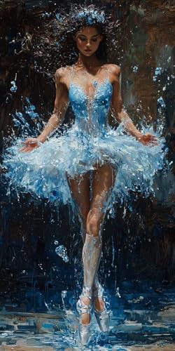 Diamond Painting Ballett Kinder Erwachsene Set, Diamant Painting Bilder Frau Basteln Klein Set, DIY 5D Daiments Dimond Painting Stickerei Bastelset Erwachsene Frauen Home Wand Dekor 20x40cm W-8 Diamond Painting Ballett Kinder Erwachsene Set, Diamant Painting Bilder Frau Basteln Klein Set, DIY 5D Daiments Dimond Painting Stickerei Bastelset Erwachsene Frauen Home Wand Dekor 20x40cm W-8 von Yarqzhng