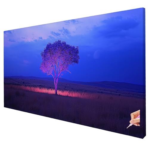 Diamond Painting Baum 150x60cm Diamond Painting Erwachsene Groß XXL Landschaft Set DIY Diamant Malerei Kreativ Set für Erwachsene 5D Diamant Kunst Stickerei Geschenke für Frauen Halloween Deko S-33 von Yarqzhng