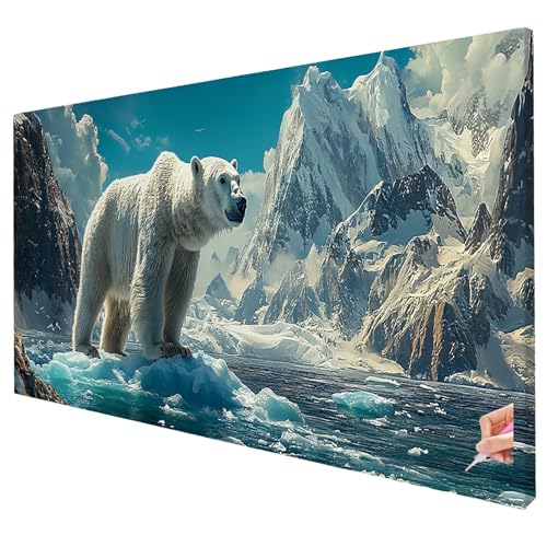 Diamond Painting Erwachsene Groß XXL 130x50cm Diamant Painting Bilder Tiere Bastelset Erwachsene DIY Tragen Diamond Art Set Diamant Malerei Strasssteine Kreuzstich für Weihnachtsdeko Geschenke S-20 von Yarqzhng