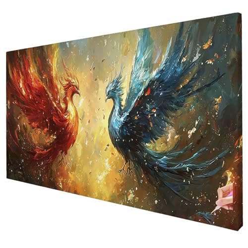 Diamond Painting Erwachsene Groß XXL 150x60cm Diamant Painting Bilder Abstrakt Bastelset Erwachsene DIY Phönix Diamond Art Set 5D Diamant Malerei Strasssteine Kreuzstich Set für Weihnachtsdeko M-11 Diamond Painting Erwachsene Groß XXL 150x60cm Diamant Painting Bilder Abstrakt Bastelset Erwachsene DIY Phönix Diamond Art Set 5D Diamant Malerei Strasssteine Kreuzstich Set für Weihnachtsdeko M-11 von Yarqzhng