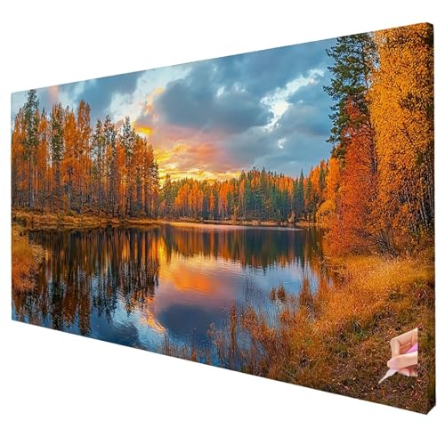 Diamond Painting Erwachsene Groß XXL 150x60cm Diamant Painting Bilder Landschaft Bastelset Erwachsene DIY Herbst Diamond Art Set 5D Diamant Malerei Strasssteine Kreuzstich Set für Weihnachtsdeko L-95 Diamond Painting Erwachsene Groß XXL 150x60cm Diamant Painting Bilder Landschaft Bastelset Erwachsene DIY Herbst Diamond Art Set 5D Diamant Malerei Strasssteine Kreuzstich Set für Weihnachtsdeko L-95 von Yarqzhng