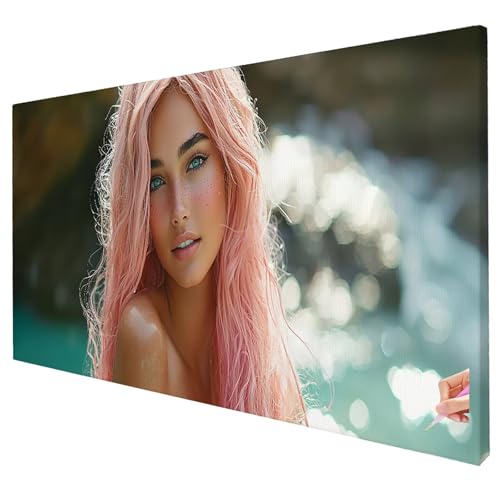 Diamond Painting Erwachsene Groß XXL 250x100cm Diamant Painting Bilder Modern Bastelset Erwachsene DIY Frau Diamond Art Set Diamant Malerei Strasssteine Kreuzstich für Weihnachtsdeko Geschenke K-02 von Yarqzhng