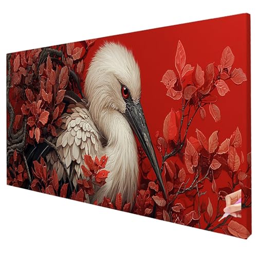 Diamond Painting Erwachsene Groß XXL 250x100cm Diamant Painting Bilder Vögel Bastelset Erwachsene DIY Anlage Diamond Art Set Diamant Malerei Strasssteine Kreuzstich für Weihnachtsdeko Geschenke W-56 von Yarqzhng