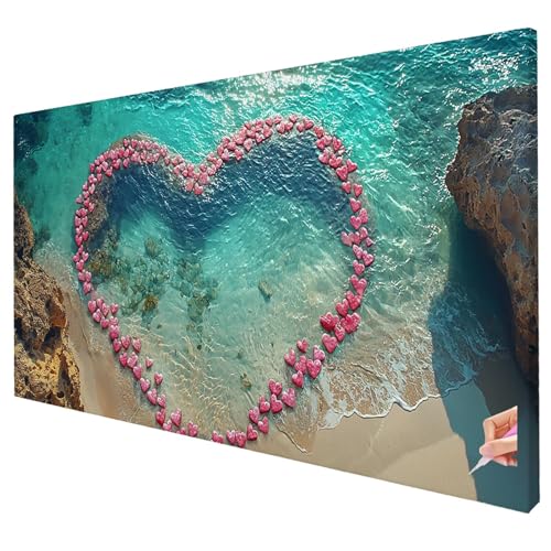Diamond Painting Erwachsene Groß XXL 80x30cm Diamant Painting Bilder Meer Bastelset Erwachsene DIY Herz Diamond Art Set 5D Diamant Malerei Strasssteine Kreuzstich Set für Weihnachtsdeko Geschenke M-44 Diamond Painting Erwachsene Groß XXL 80x30cm Diamant Painting Bilder Meer Bastelset Erwachsene DIY Herz Diamond Art Set 5D Diamant Malerei Strasssteine Kreuzstich Set für Weihnachtsdeko Geschenke M-44 von Yarqzhng