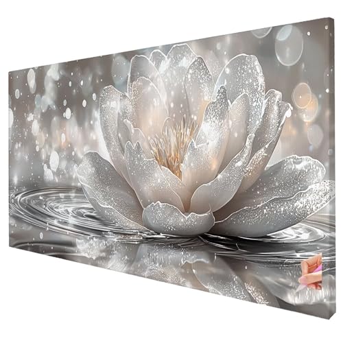 Diamond Painting Fantasy 200x80cm Diamond Painting Erwachsene Groß XXL Blume Set DIY Diamant Malerei Kreativ Set für Erwachsene 5D Diamant Kunst Stickerei für Geschenke für Frauen Halloween Deko S-36 von Yarqzhng
