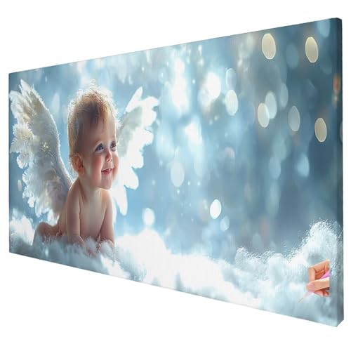 Diamond Painting Fantasy Diamond Painting XXL 100x40cm 5D Engel Diamant Kunst Malerei Set Basteln Erwachsene Anfänger DIY Diamant Stickerei Kreuzstich Set für Deko Wohnzimmer Geschenke für Frauen L-94 Diamond Painting Fantasy Diamond Painting XXL 100x40cm 5D Engel Diamant Kunst Malerei Set Basteln Erwachsene Anfänger DIY Diamant Stickerei Kreuzstich Set für Deko Wohnzimmer Geschenke für Frauen L-94 von Yarqzhng