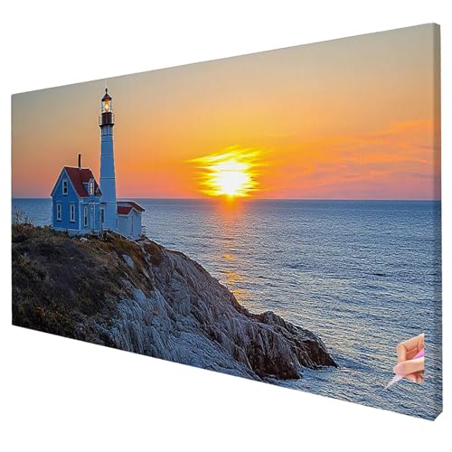 Diamond Painting Landschaft Diamond Painting XXL 250x100cm 5D Leuchtturm Diamant Kunst Malerei Set Basteln Erwachsene Anfänger DIY Diamant Stickerei Kreuzstich Set für Deko Wohnzimmer Geschenke M-34 Diamond Painting Landschaft Diamond Painting XXL 250x100cm 5D Leuchtturm Diamant Kunst Malerei Set Basteln Erwachsene Anfänger DIY Diamant Stickerei Kreuzstich Set für Deko Wohnzimmer Geschenke M-34 von Yarqzhng
