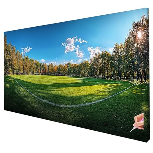 Diamond Painting Landschaft Diamond Painting XXL 250x100cm Natur Diamant Kunst Malerei Set Basteln Erwachsene Anfänger DIY Diamant Stickerei Kreuzstich Set Deko Wohnzimmer Geschenke für Frauen S-64 von Yarqzhng
