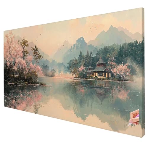 Diamond Painting Landschaft Diamond Painting XXL 80x30cm Retro Diamant Kunst Malerei Set Basteln Erwachsene Anfänger DIY Diamant Stickerei Kreuzstich Set für Deko Wohnzimmer Geschenke für Frauen M-01 Diamond Painting Landschaft Diamond Painting XXL 80x30cm Retro Diamant Kunst Malerei Set Basteln Erwachsene Anfänger DIY Diamant Stickerei Kreuzstich Set für Deko Wohnzimmer Geschenke für Frauen M-01 von Yarqzhng